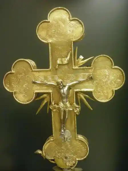 Crucifix on a chalice